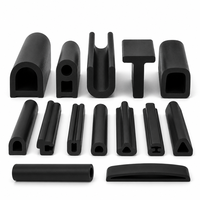Joint d'étanchéité carré en caoutchouc plat en silicone haute température personnalisé avec service de découpe