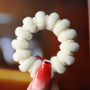 Bestseller Niedliche Flauschige Elastische Haargummis Ohne Haarschädigung Haarband für Kinder - Product Image 1