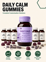 Gummies Calmantes : Complément Herbal Lavande Camomille pour le Soulagement du Stress et l'Équilibre de l'Humeur – Marque Privée OEM