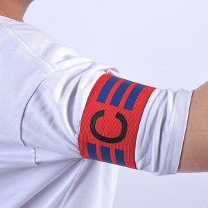 Brassard de Capitaine de Football avec Marque C, Entraînement Sportif, Trois Bandes, Matériel Polyester, Élastique et Durable - Product Image 3