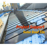 Nouveaux panneaux solaires de qualité supérieure, tôles de toiture BIPV, matériaux de construction à énergie verte, tuiles solaires