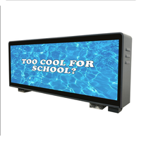 Panneau de tableau de bord led RGB géant, pour la publicité, wifi 4G, taxi