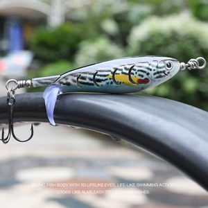 Hunthouse — leurre <span class=keywords><strong>Whopper</strong></span> <span class=keywords><strong>Plopper</strong></span> avec queue rotative, appât artificiel professionnel pour la pêche en surface, 100mm, 9g, nouveau modèle - Product Image 6