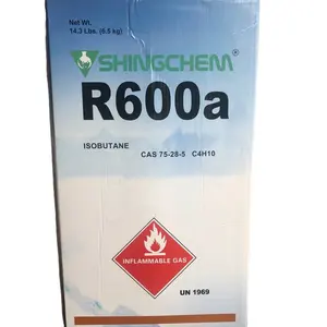 SHINGCHEM מפעל גבוהה טוהר 99.9% בוטן R600a חד פעמי צילינדרים CarbonHydrate אקו ידידותי גז