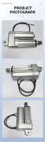 Actionneur linéaire électrique JZNCustomizable 24V 29V 48V DC à aimant permanent avec potentiomètre et capteur de position 30W 4000RPM