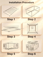 Conteneur de magasin, Conteneur de restauration rapide, Conteneur de kiosque alimentaire pour café, Conteneur de bar, Boutique éphémère, Boutique modulaire préfabriquée, Kiosque préfabriqué en kit
