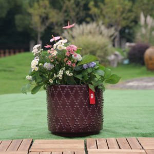 <span class=keywords><strong>Pot</strong></span> en terre cuite émaillée monobloc avec trou de drainage <span class=keywords><strong>pour</strong></span> bonsaï, vase à fleurs, usage intérieur/extérieur <span class=keywords><strong>pour</strong></span> la maison et le jardin - Product Image 1