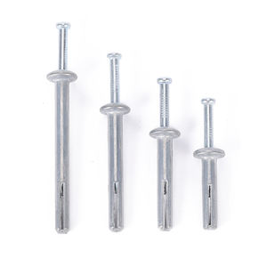 Ancre <span class=keywords><strong>à</strong></span> goujon hexagonal en acier zingué de haute qualité, professionnelle, avec rondelle pour cloison sèche, résistance <span class=keywords><strong>à</strong></span> la cisaillement de 5000 lb, boulon M12 - Product Image 1