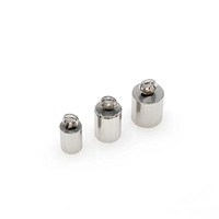 Veromca acier inoxydable cuir corde Bracelet collier boucles plusieurs tailles de bijoux à bricoler soi-même connexion accessoires fermoir