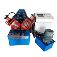 Tôle d'acier formant C U W Channel T Bar Angle Omega C U W Stud Truss Furring C U Z W Purlin Roll Forming Machine toit