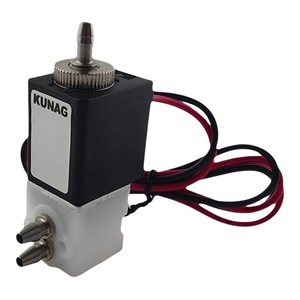 Vanne solénoïde trois voies Kunag 5018-A8, tube d'insertion 6x4, DC 24V, pour le contrôle de l'eau - Product Image 1