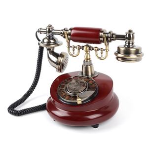 <span class=keywords><strong>โทรศัพท์</strong></span><span class=keywords><strong>แบบ</strong></span>มีสาย<span class=keywords><strong>โบราณ</strong></span>ตกแต่งด้วยปุ่มกด<span class=keywords><strong>แบบ</strong></span><span class=keywords><strong>หมุน</strong></span>สไตล์เรโทร วินเทจ คลาสสิก ทำจากเรซิ่น - Product Image 4