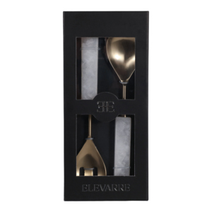 Set di utensili da portata in quarzo e metallo per servire, decorativi, per cucina e sala da pranzo - Product Image 2