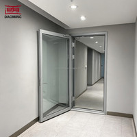 Porte d'entrée moderne en acier ignifugée sur mesure pour évacuation d'urgence hospitalière, homologuée WH, portes coupe-feu, prévention des incendies