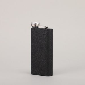 Flacon carré portable de 5 oz en acier inoxydable 304 de qualité alimentaire pour whisky, vodka, vin, sublimation, gourde de hanche noire pour l'extérieur - Product Image 2
