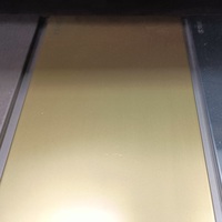 Tôle décorative en acier inoxydable AISI SS couleur 8K finition miroir doré 201 304 316 430