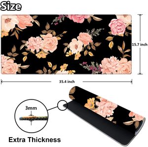 <span class=keywords><strong>Tapis</strong></span> de <span class=keywords><strong>souris</strong></span> japonais Sakura gris pour jeu d'ordinateur portable <span class=keywords><strong>Tapis</strong></span> de bureau noir <span class=keywords><strong>Tapis</strong></span> de <span class=keywords><strong>souris</strong></span> <span class=keywords><strong>Gamer</strong></span> 900x400 Coussin de table Accessoire de bureau - Product Image 3