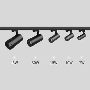 Spot LED sur Rail COB Orientable 10W 20W 30W UL en Aluminium, CRI97 3CCT 0-10V Dimmable et Zoomable, Idéal Musées, Galeries et Hôtels - Product Image 4