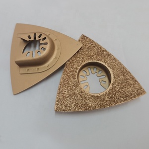 Hartmetall-Dreiecksraspel Oszillierende Sägeblätter Hartmetall-Schnitt für Grobschleifen von Füllstoffen, <span class=keywords><strong>Fliesen</strong></span> Keramik Multifunktions-Sägeblatt - Product Image 3