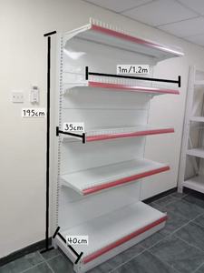 Étagère de présentation réglable simple ou double face pour supermarché, rayonnage de magasin et présentoirs de vente au détail - Product Image 4