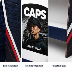 Expositor <span class=keywords><strong>de</strong></span> Sombreros Corrugado Personalizado, Expositor <span class=keywords><strong>de</strong></span> Piso Multicapa Independiente para <span class=keywords><strong>Tiendas</strong></span> <span class=keywords><strong>de</strong></span> Gorras y Minoristas - Product Image 5