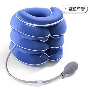 Bofeikang Three Layer Inflatable Cervical <b>Traction</b> <b>Device</b> With Crystal Velvet Padding Manual Operation <b>Neck</b> Brace - Product Image 2