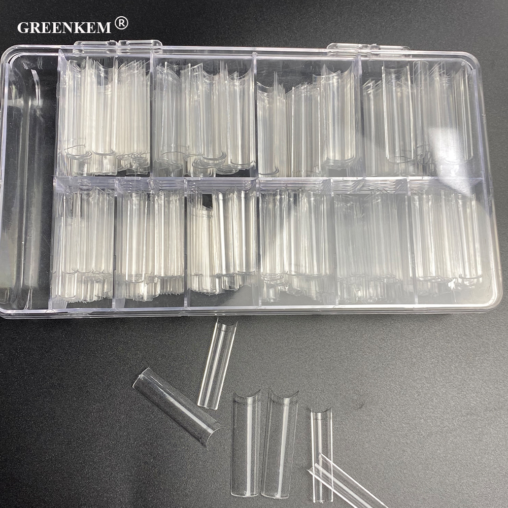 Clear PS Box - XXL Square Más No C- 500Pcs Clear Tips
