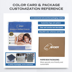 Protector de Colchón de Bambú <span class=keywords><strong>Impermeable</strong></span> de Primera Calidad, Tipo Hotel, Tejido de Punto, Lavable - Product Image 5