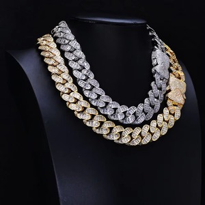 Cadenas cubanas Miami de plata 925 con moissanita GRA VVS1 de alta gama, personalizadas al por mayor, estilo Hip Hop, con incrustaciones de circonitas, precio por longitud - Product Image 6