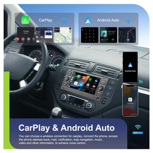 วิทยุติดรถยนต์ Podofo ระบบ Android ขนาด 7 นิ้ว ความจุ 4+64GB สำหรับรถยนต์ Ford Transit/Focus/Galaxy/Mondeo รองรับ CarPlay, Android Auto, WiFi และพอร์ต Type-C - Product Image 2