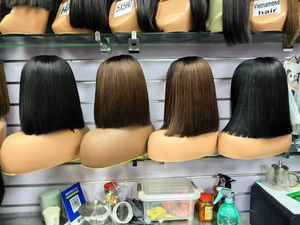 Promoción $60 $76 Pelucas Bob SDD con frontal de encaje 13x6 M, cabello virgen vietnamita 12A de calidad superior, 100% cabello humano, 10" 12" - Product Image 6
