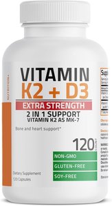 Vitamines D3 + K2 Biologiques OEM&ODM Fabriquées avec des Ingrédients Végétaux 120 Capsules Soutient la Santé Immunitaire, Cardiaque et Générale Non-OGM - Product Image 3