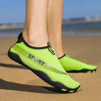Scarpe Acquatiche a Rapida Asciugatura, Slip-On, Zero Drop, Punta Larga, Tomaia in Rete Traspirante, Suola in Gomma Antiscivolo per Escursionismo