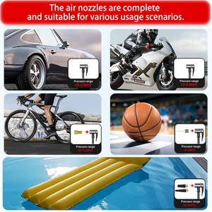 Arrancador <span class=keywords><strong>de</strong></span> Coches Portátil <span class=keywords><strong>de</strong></span> 12V 2000A con Compresor <span class=keywords><strong>de</strong></span> Aire e Inflador <span class=keywords><strong>de</strong></span> Neumáticos para Camiones, Motocicletas y Automóviles - Product Image 6