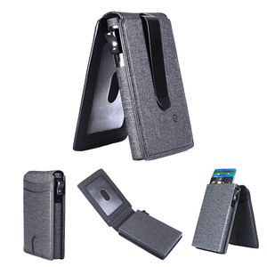 Tùy ChỉNh Nóng bán tự động RFID chặn người đàn ông của Pop Up kim loại <span class=keywords><strong>Wallet</strong></span> nhôm da PU Slim chủ thẻ tín dụng - Product Image 1