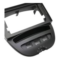 Kit de Panel de Radio para Coche 2 Din para Toyota Aygo, Citroën C1, Peugeot 107 2005-2014, Panel de Instalación de Estéreo para Salpicadero TO207T