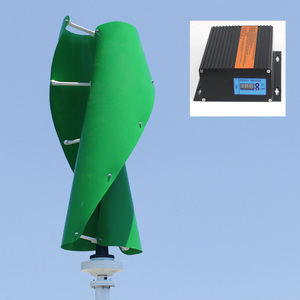 Generador Eólico Vertical Helicoidal de 500w 600W Sin Ruido y Controlador Híbrido MPPT - Product Image 4
