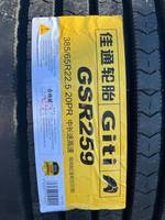Pneus et services de qualité supérieure mondiale GITI TBR Pneu radial pour camion Tbr GSR259 385/55R22.5 385/65R22.5
