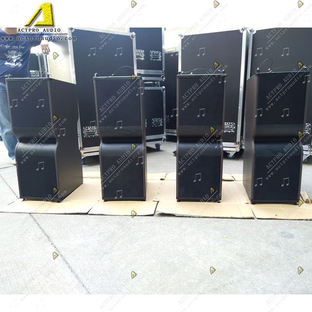 Amplifier Line Array Double 8 Inch Line Array Loudspeakers Empty Box