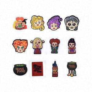 Nuovi Charm per Zoccoli in PVC di Alta Qualità, Charm <span class=keywords><strong>Hocus</strong></span> <span class=keywords><strong>Pocus</strong></span> per Zoccoli, Regalo di Halloween per Bambini - Product Image 1