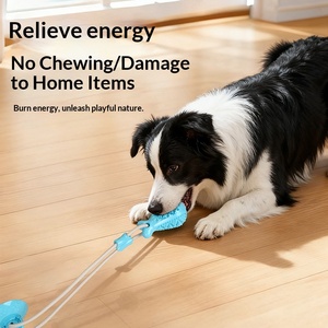 Juguete Ecológico para Perros con Forma de Pata de Pollo, con Ventosa de Goma, Interactivo, para Limpieza Dental y Dispensador de Golosinas, para Perros Agresivos - Product Image 4