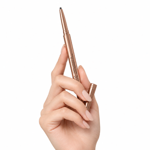 Crayon à sourcils double tête de haute qualité, imperméable, longue tenue, à pointe précise, gris foncé, sans marque - Product Image 5