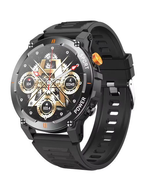 Factory  Wholesales Amoled Sport  Flashlight Compass Music Heart Rate Blood Pressure Answer Call IP68 Waterproof Smart Watch