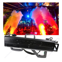 Machine à fumée portable compacte et légère, nébuliseur à main, LED couleur, distance de jet de 5 à 6 m, 1500 W, événements de mariage, matériau en fer