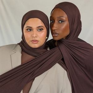 <span class=keywords><strong>Hijab</strong></span> en jersey de coton uni de haute qualité 170*60cm, foulard musulman extensible, écharpes ethniques, <span class=keywords><strong>hijab</strong></span> imprimé sur commande - Product Image 3