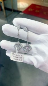 Pendientes Rui Zun Verano 2024, Elegantes, Regalo para Mujer, Joyería de Plata, Diseño Cuadrado - Product Image 6