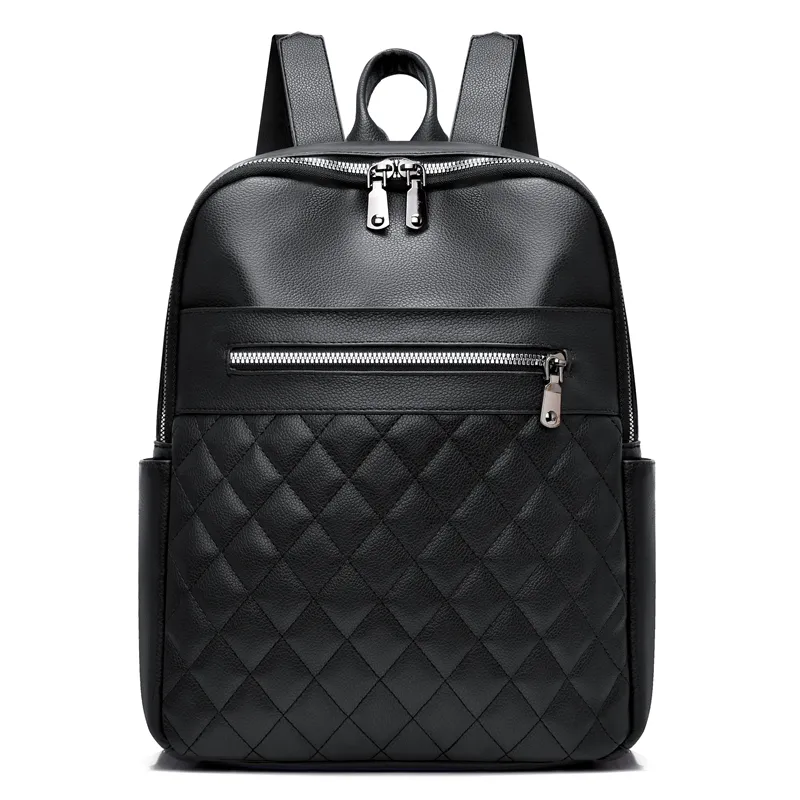 Kolej kızlar için Laptop çantası sırt çantaları moda sevimli bayanlar için okul çantası yeni benzersiz deri sırt çantası Backbags erkekler için