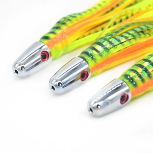 เหยื่อตก<span class=keywords><strong>ปลา</strong></span>อัลฟ่า OEM ขนาด 14 ซม./39 <span class=keywords><strong>ก</strong></span>รัม รุ่น Marlin Trolling Lure หัวทองแดง <span class=keywords><strong>ก</strong></span>ระโปรงปลาหมึ<span class=keywords><strong>ก</strong></span> PVC สำหรับตก<span class=keywords><strong>ปลา</strong></span>ใหญ่ - Product Image 4