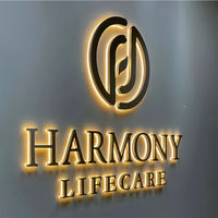 Lettres lumineuses LED 3D personnalisées DakeSign, logo en acrylique rétroéclairé, panneau d'affichage pour les entreprises automobiles, utilisation en extérieur, panneau d'affichage
