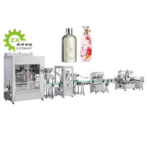 Automatic Hotel Shampoo Bottle Filling Machine Capping And Labeling Machine Line Price